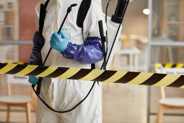 Professional Blood Cleanup technician working in Little Falls, NJ